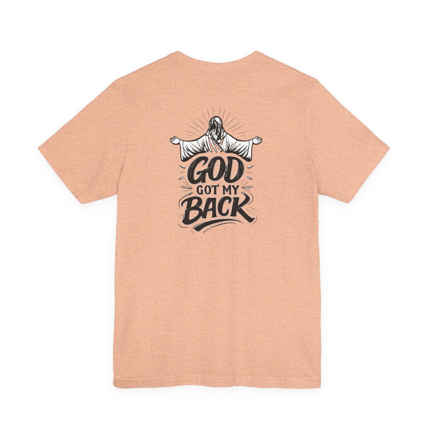 Faith Graphic Tee — 'God Got My Back' Christian T-Shirt