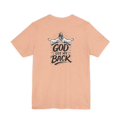 Faith Graphic Tee — 'God Got My Back' Christian T-Shirt