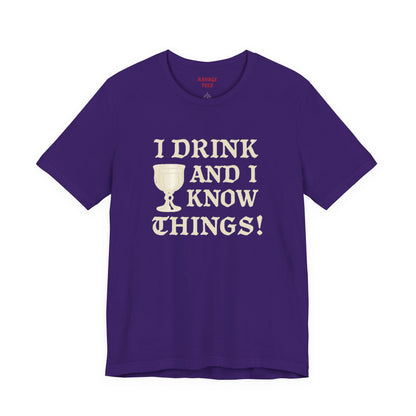 Funny Drinking Quotes Tee | Unisex Party T-Shirt | Alcohol Humor