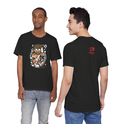 Retro Gamer Cartoon Character Tee
