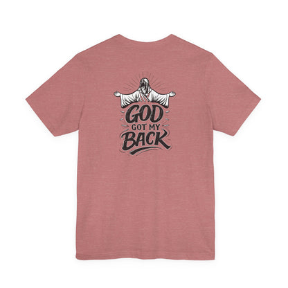 Faith Graphic Tee — 'God Got My Back' Christian T-Shirt