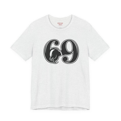 69 Retro Swirl Number Tee