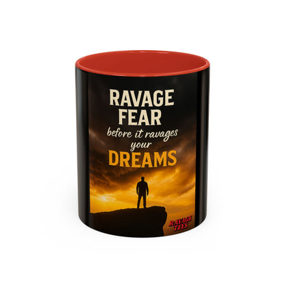Inspirational Coffee Mug | Ravage Fear Before It Ravages Your Dreams | Motivational Gift | Black Accent Coffee Cup | Office Decor, [...]