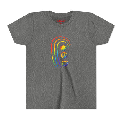 Youth Rainbow Peace & Love Tee