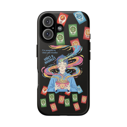 Noodle Lover Phone Case: Vibrant Cute Foodie Magnetic Anime Style