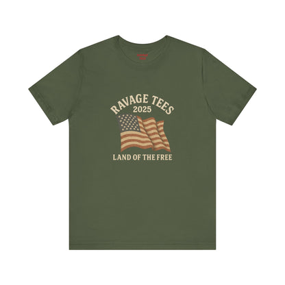 RaVage Vintage Tee: "Land of the Free"