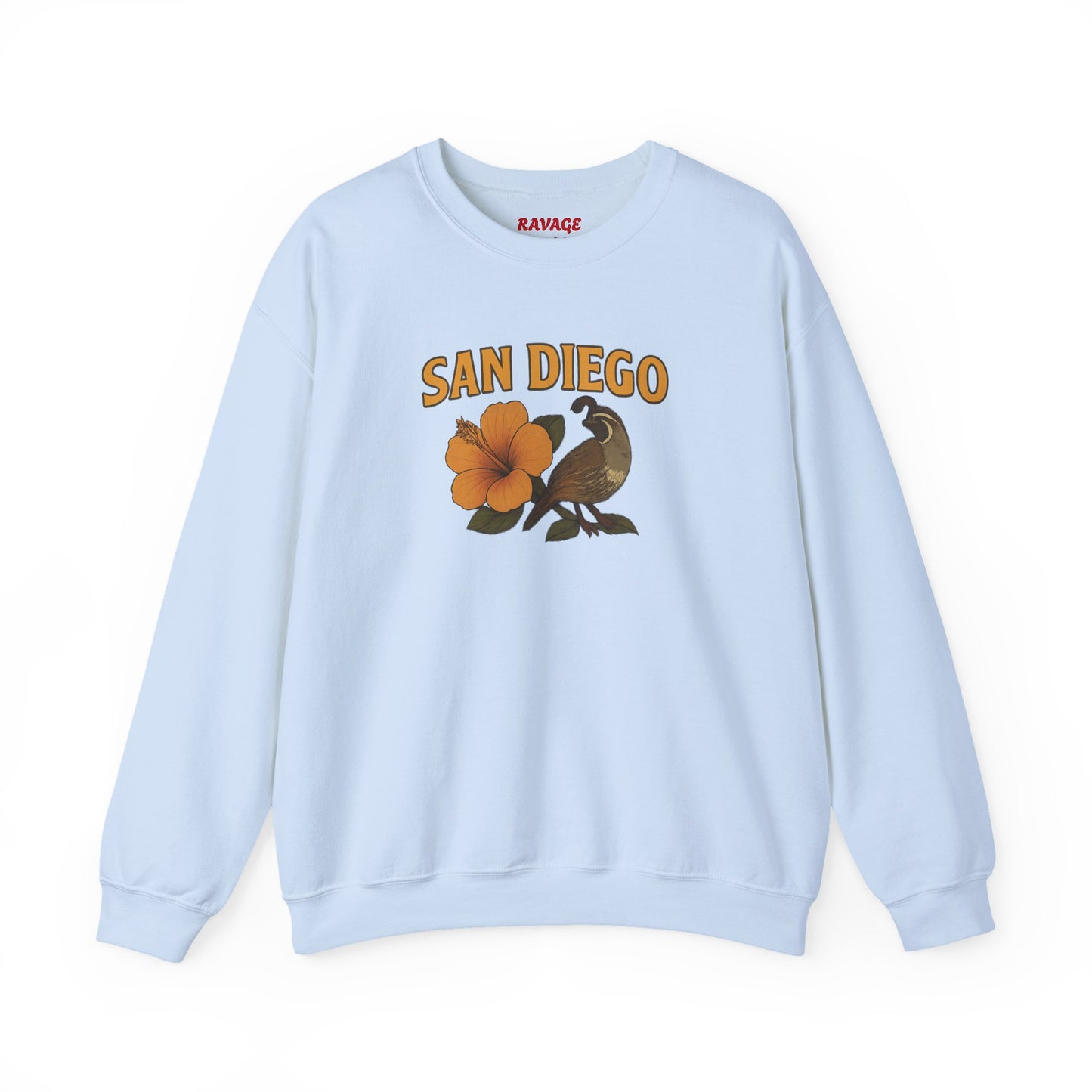 RAVAGE San Diego City Vibe Unisex Crewneck Sweatshirt