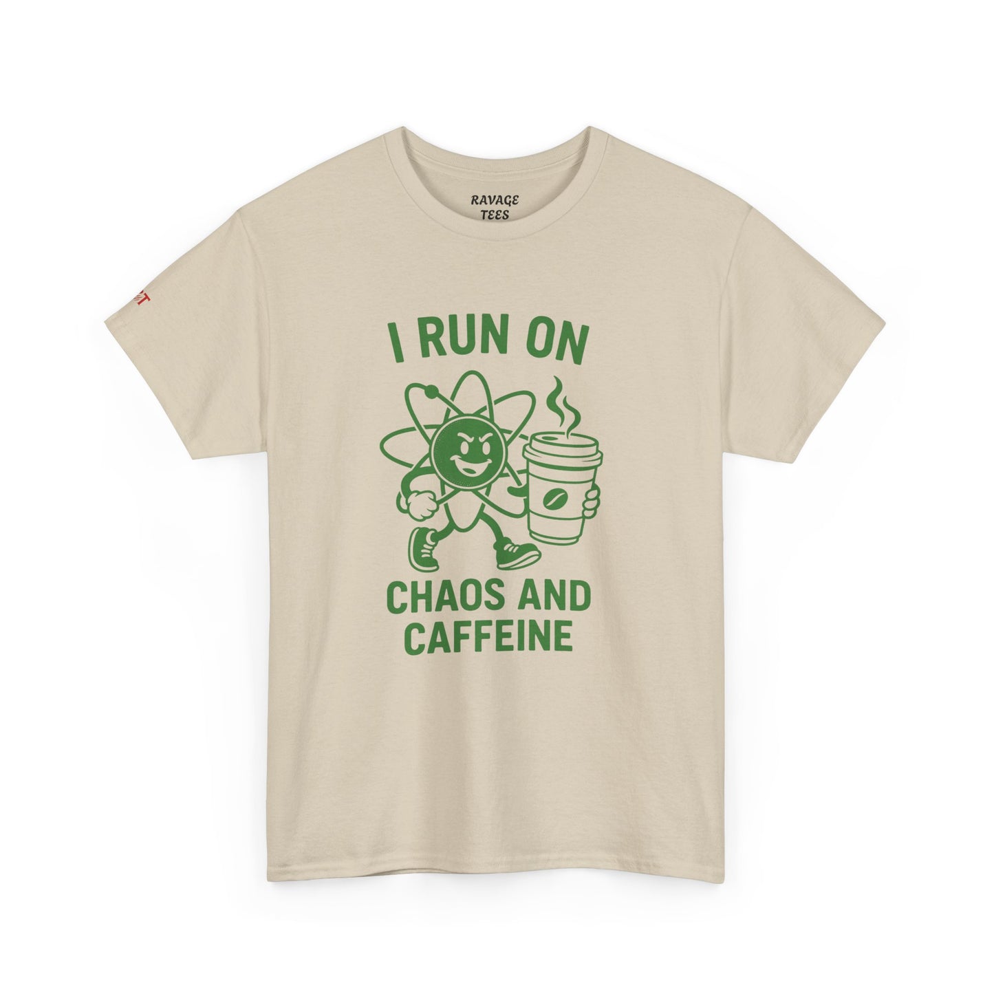 Caffeine Chaos Tee - Fun Unisex Shirt for Coffee Lovers