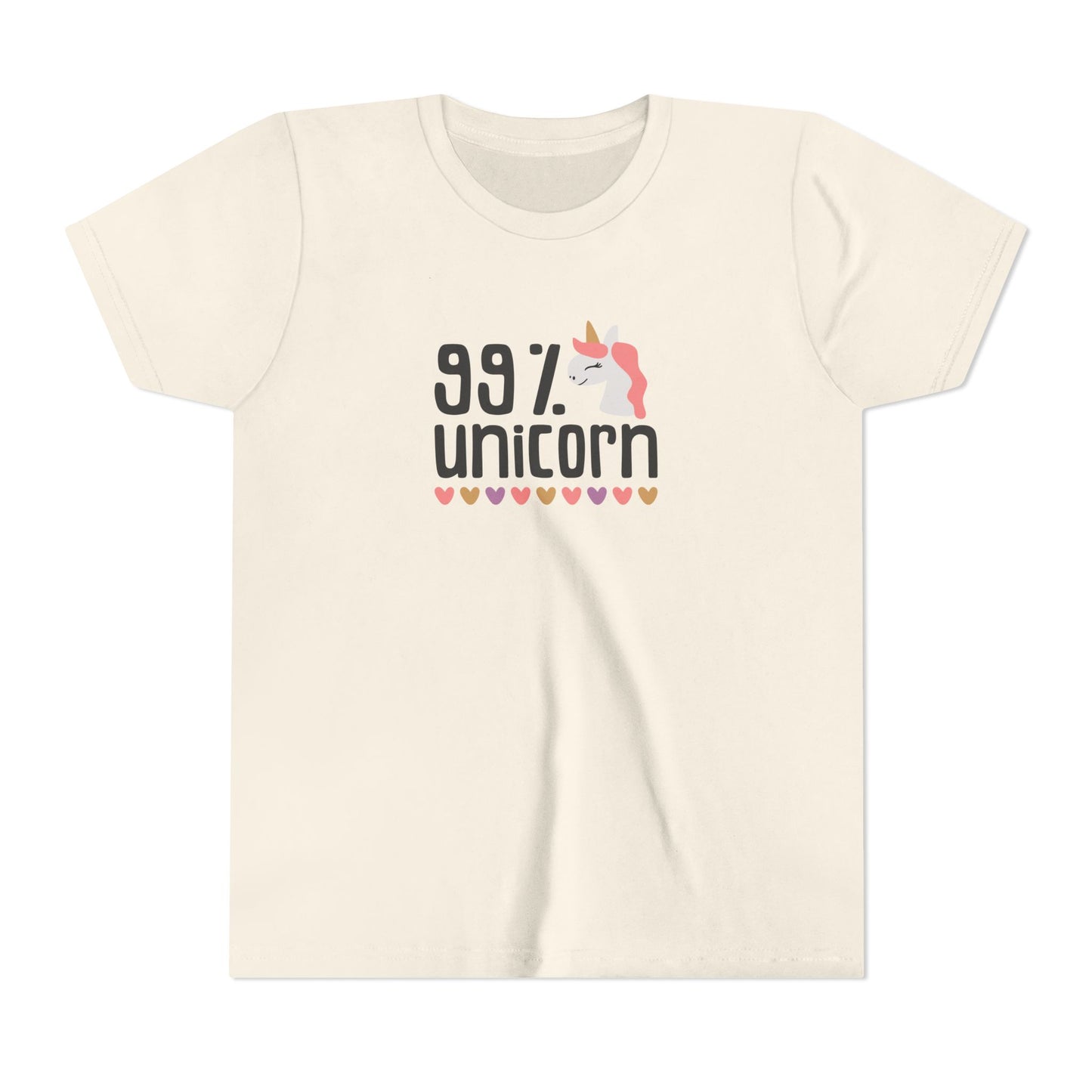 99% Unicorn Youth Tee - Fun & Whimsical Shirt for Kids