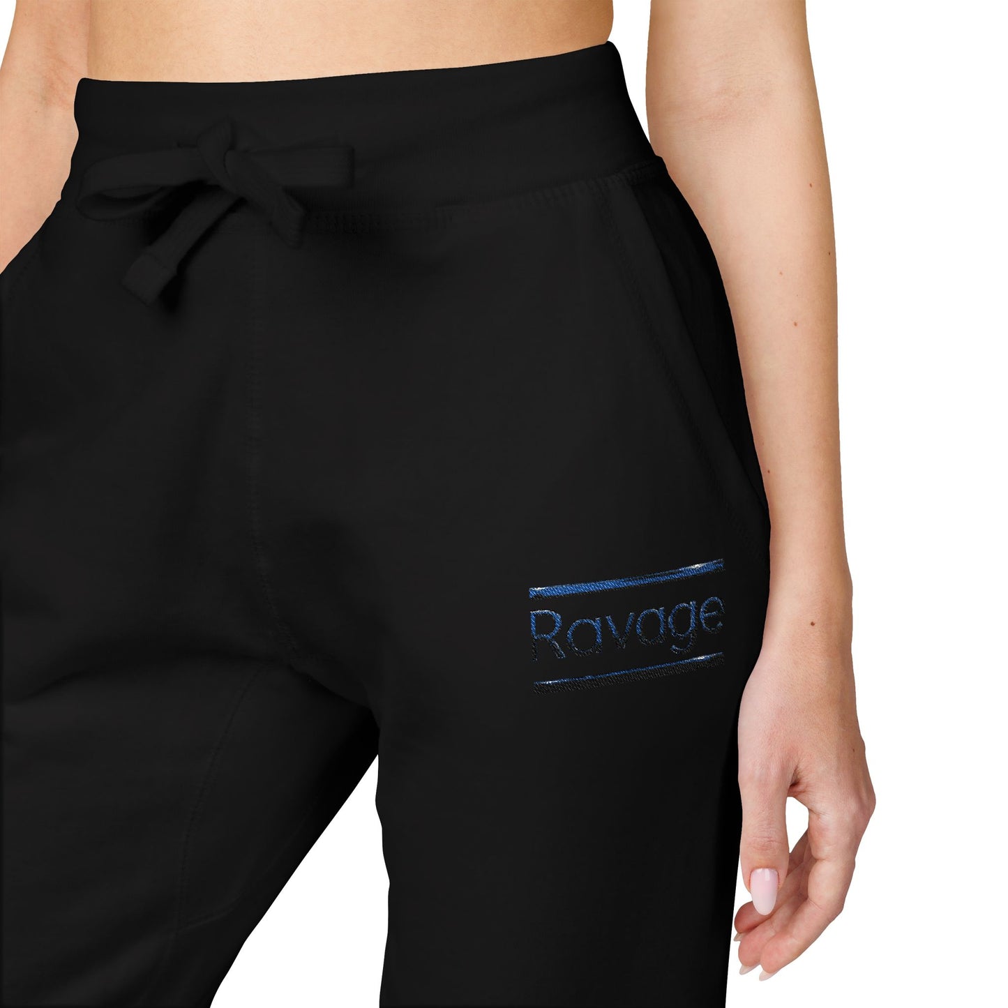Ravage Embroidered Fleece Sweatpants — Cozy Joggers
