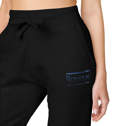 Ravage Embroidered Fleece Sweatpants — Cozy Joggers