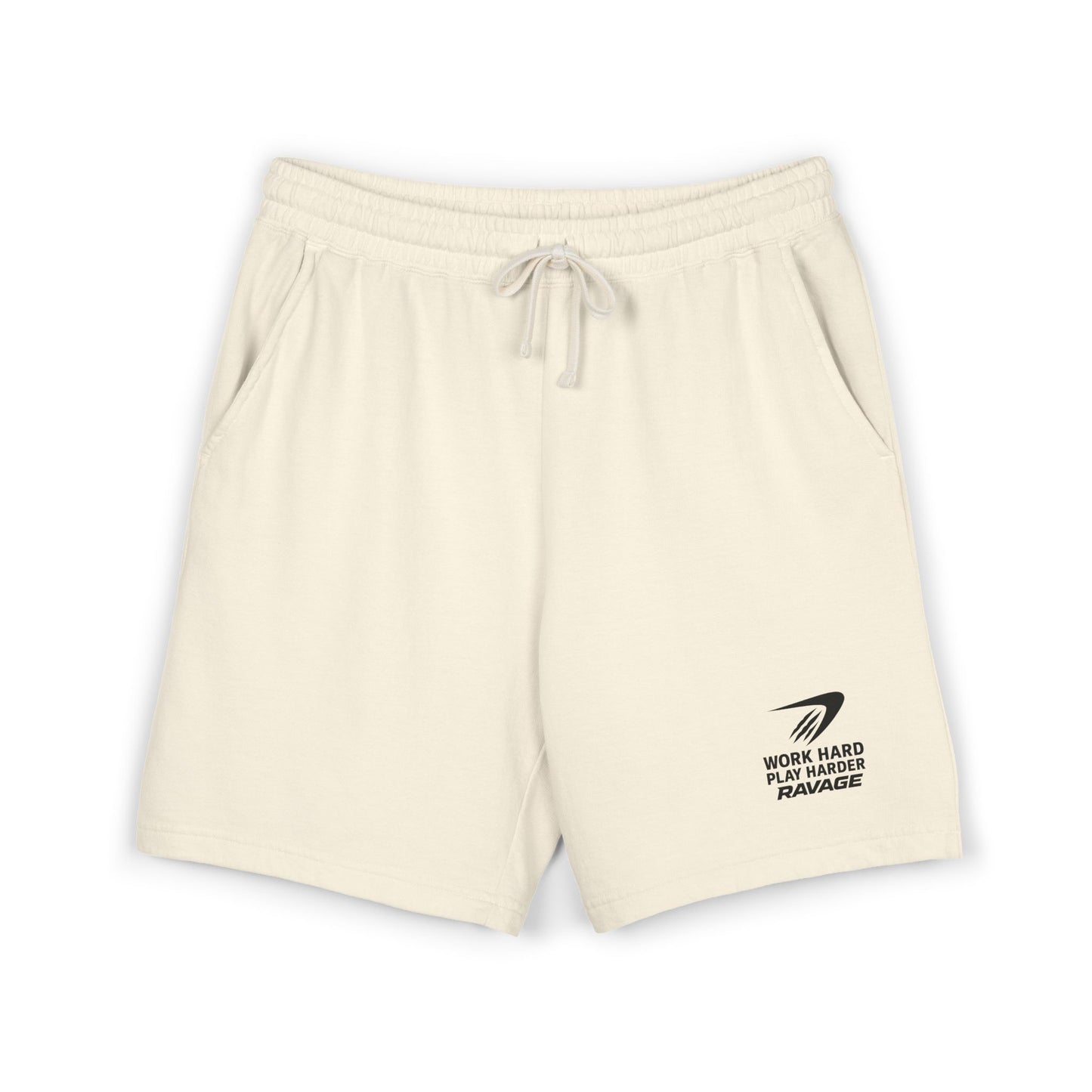 RAVAGE Work Hard Play Harder Unisex Fleece Shorts