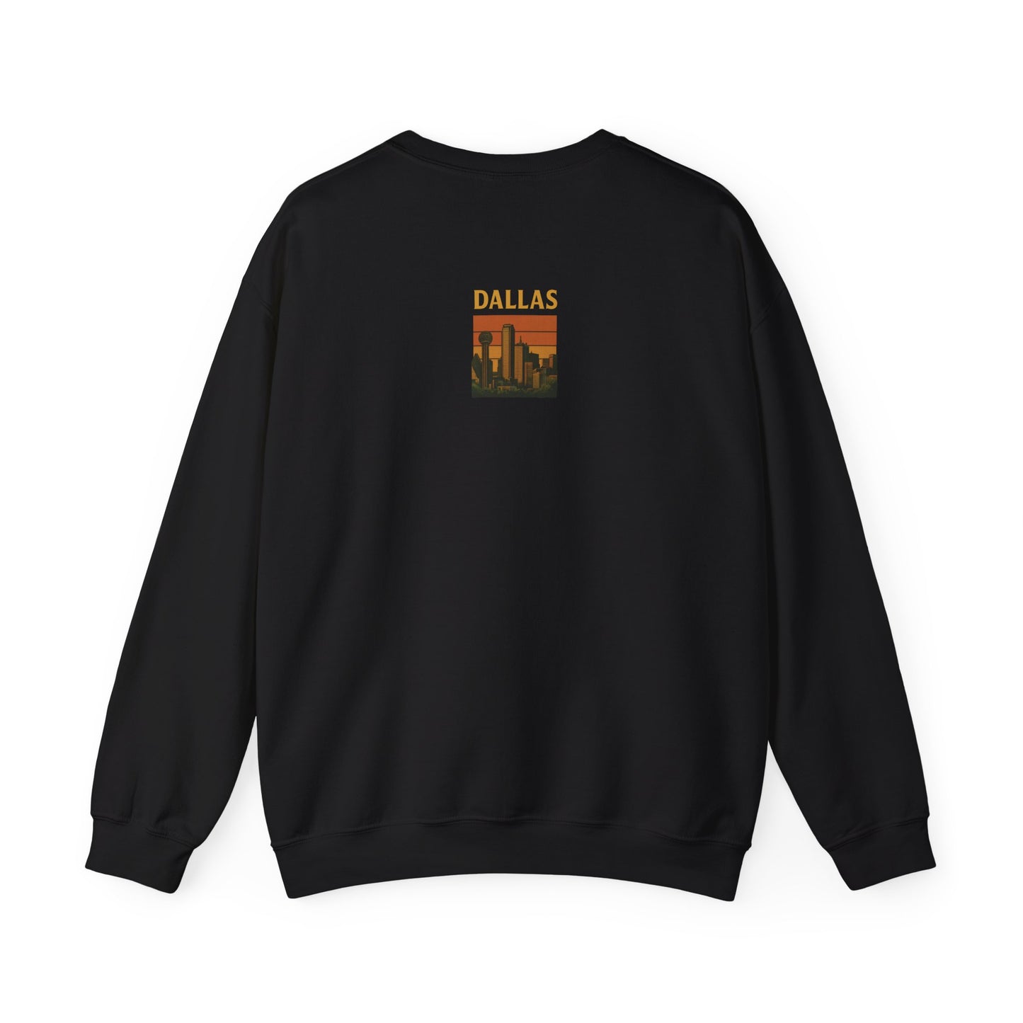 RAVAGE Dallas Vibe Unisex Crewneck Sweatshirt-Cozy Street Wear