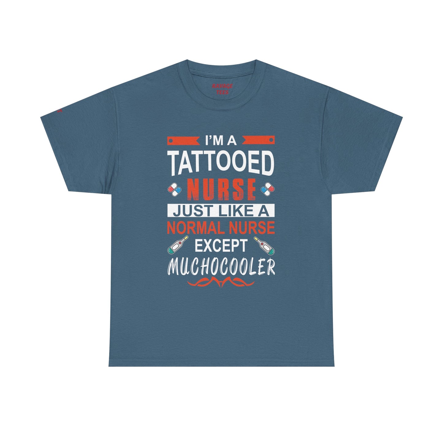 Tattooed Nurse Tee - Unisex Cotton Shirt for Nurse Appreciation, Medical Humor Tee, Fun [...]