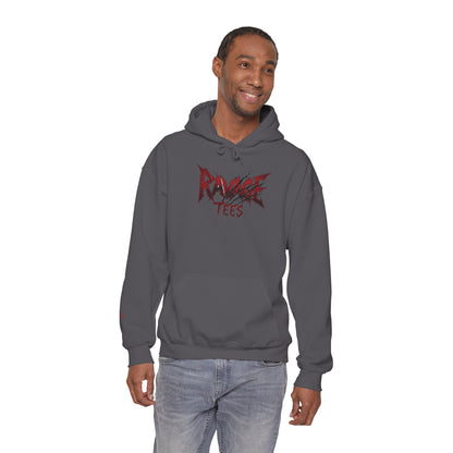 Black Tiger & Rose Graphic Hoodie