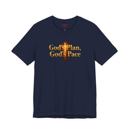 Christian Tee "God's Plan, God's Pace"