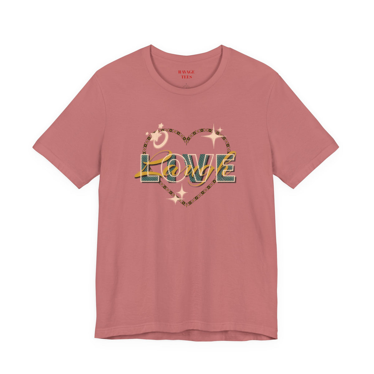Liv Laugh Love Heart Graphic Tee