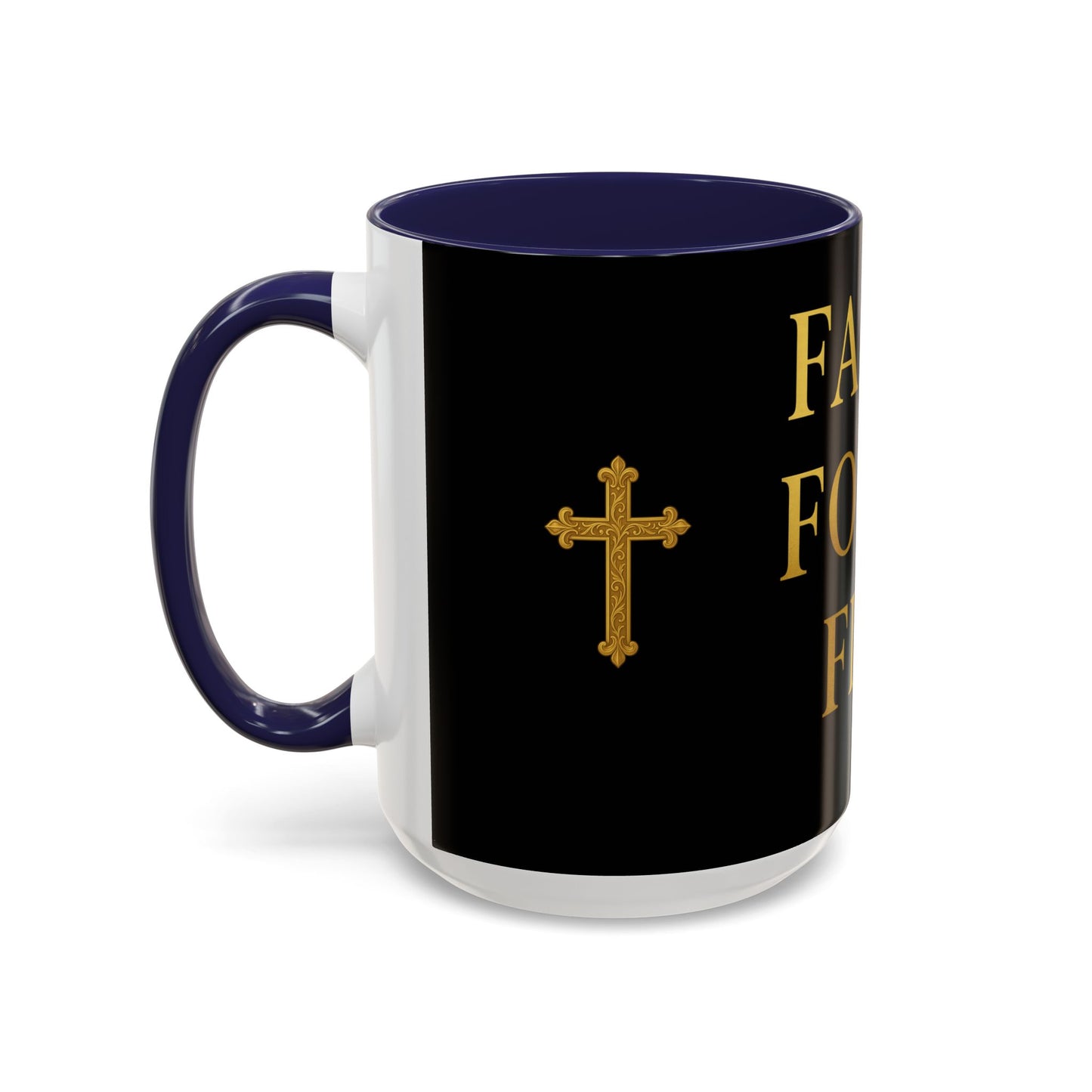 Faith-Inspired Coffee Mug - Motivational Black Mug for Daily Inspiration, Gift for Christians, Office Decor, Home Beverage