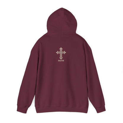 Faith-Inspired Hooded Sweatshirt, Cozy Christian Apparel, Gift for Believers, Inspirational Hoodie, Church Outing Wear