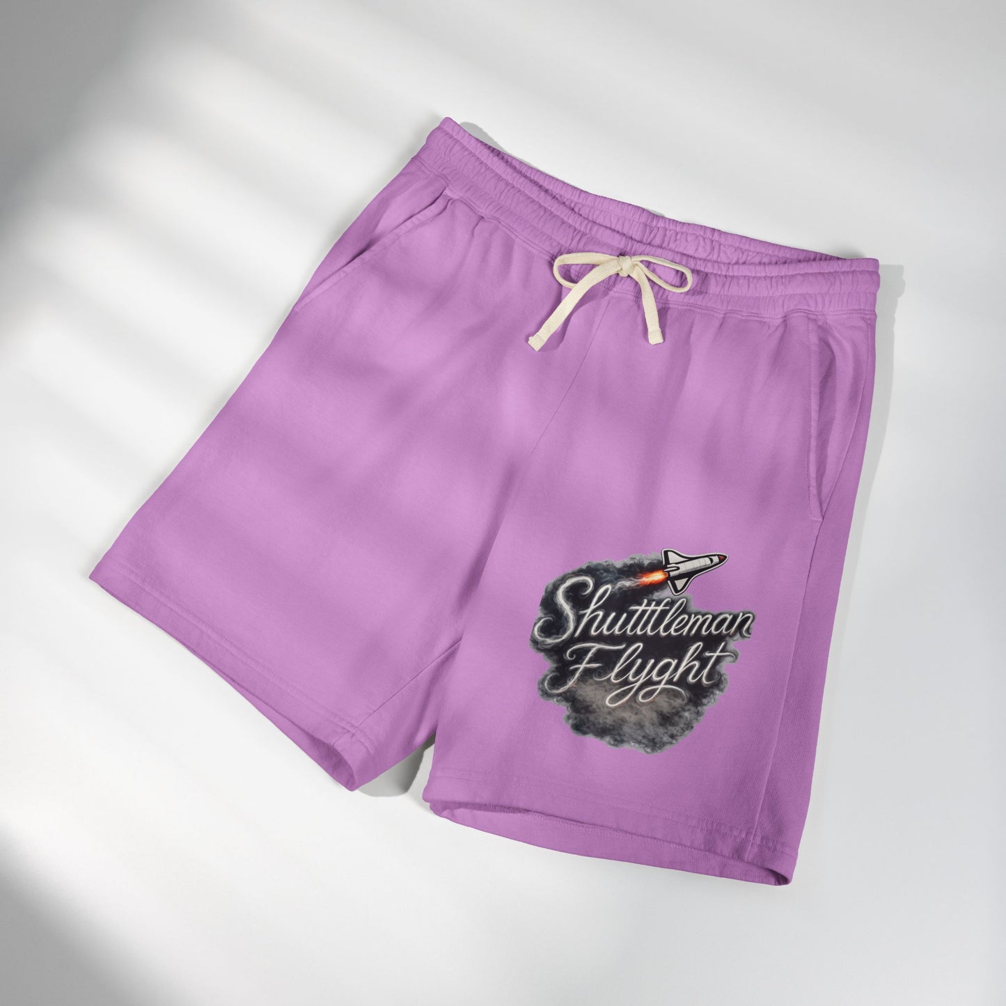 Unisex Garment-Dyed Lightweight Fleece Sweat Shorts