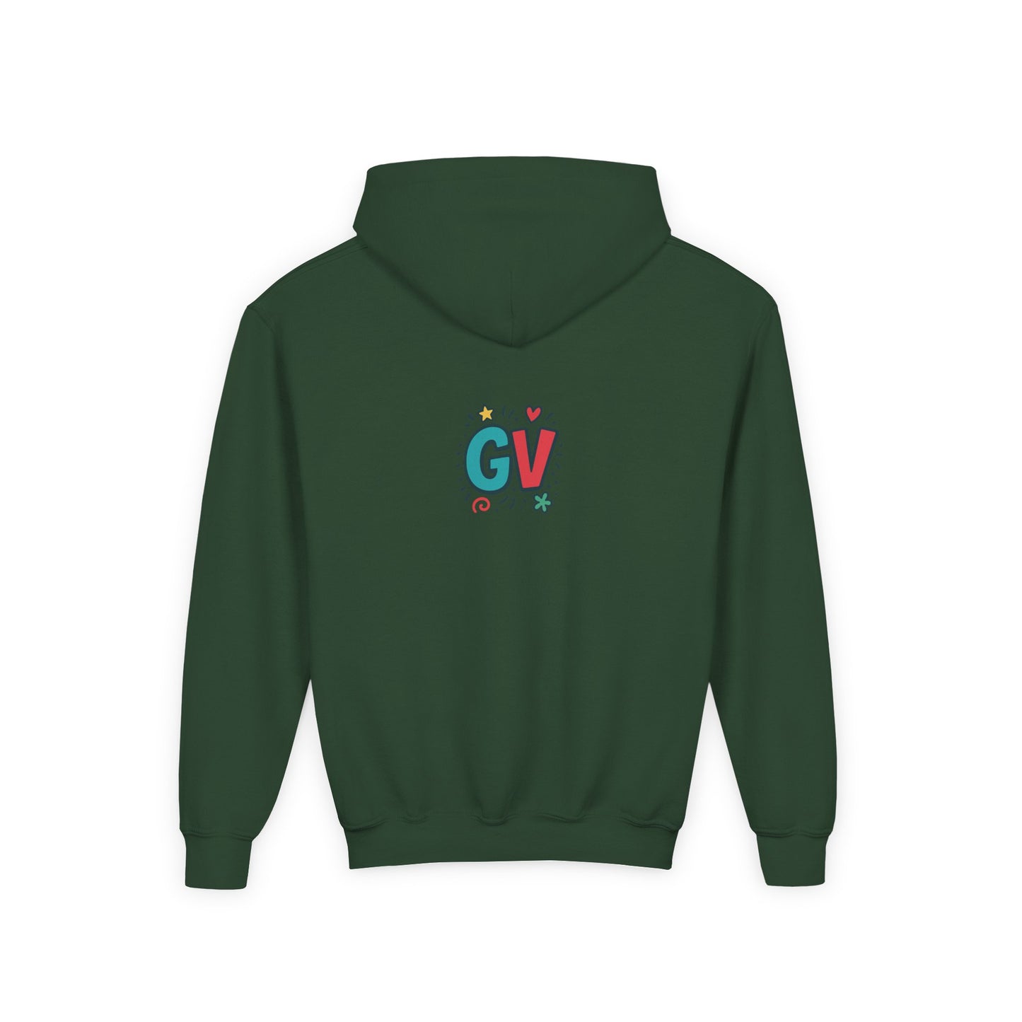 Kids Good Vibes Hoodie – Fun Graphic Sweatshirt with Positive Message, Cozy Casual Outfit, Birthday Gift for Children