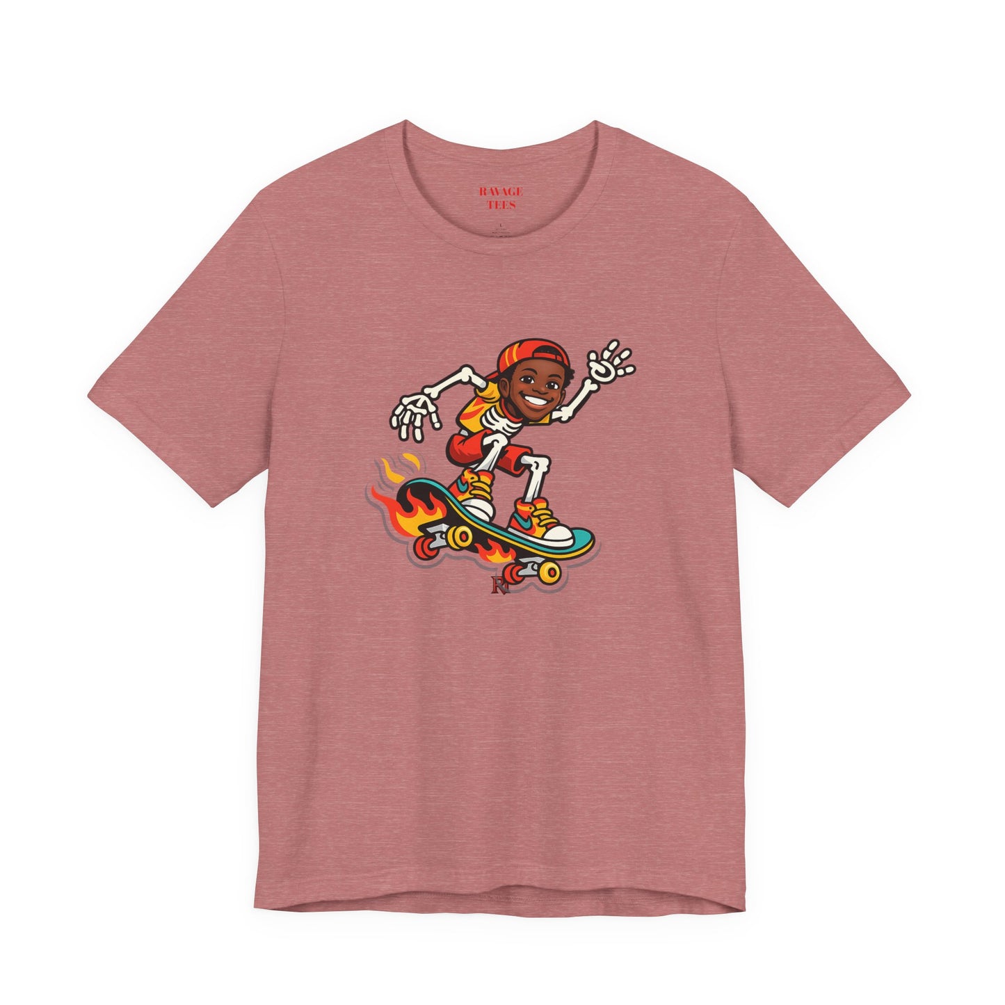 Skateboard Skeleton Tee
