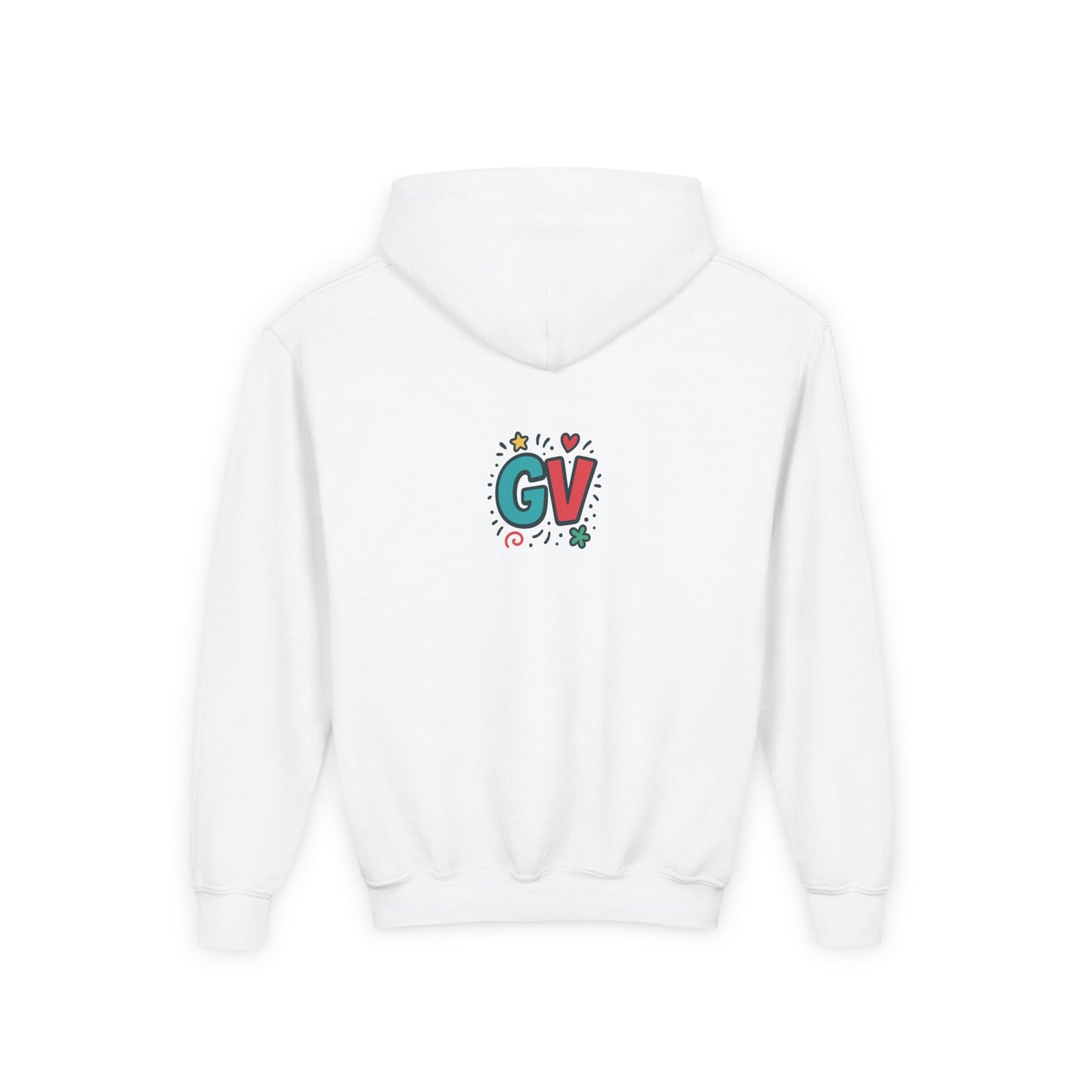 Kids Good Vibes Hoodie – Fun Graphic Sweatshirt with Positive Message, Cozy Casual Outfit, Birthday Gift for Children