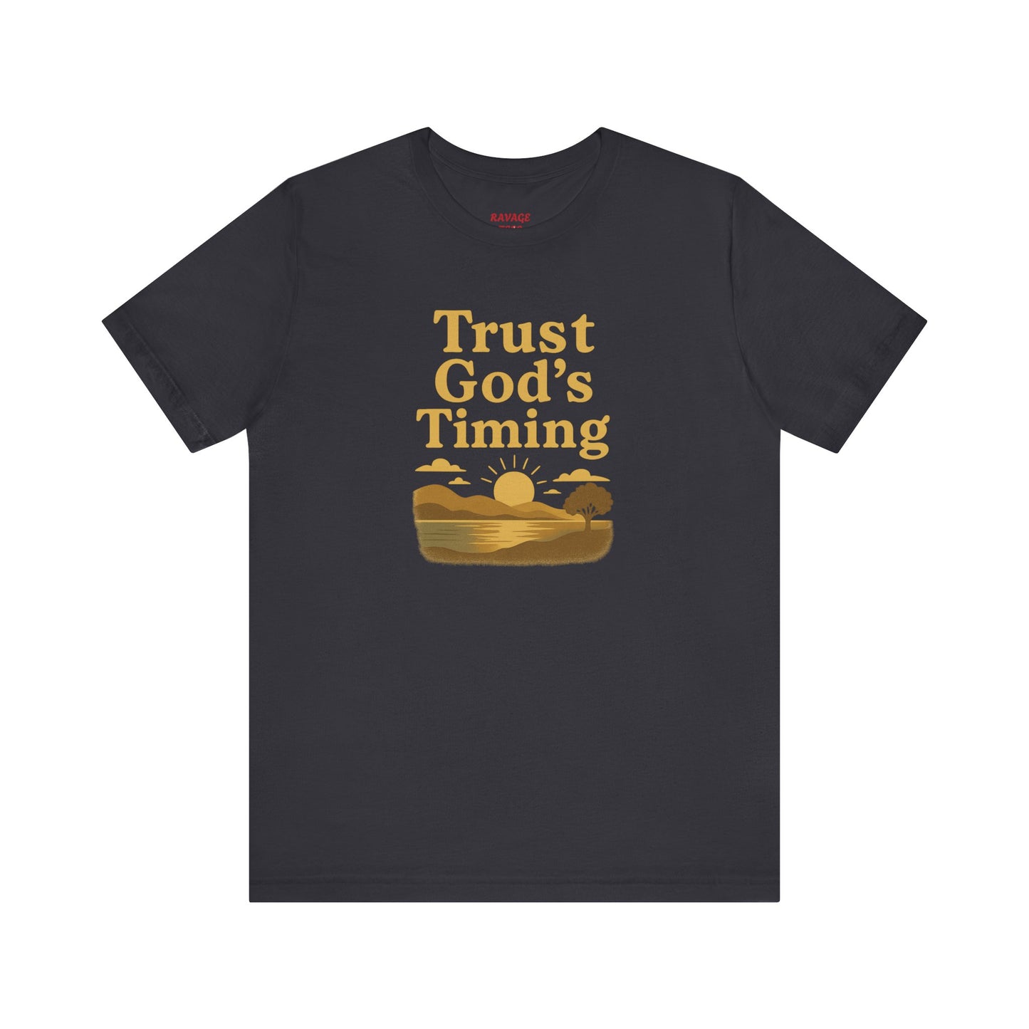 Unisex Inspirational Tee - Trust God's Timing, Relaxed Fit T-Shirt, Motivational Shirt for Everyday Wear, Plus Size Available, Gifts [...]