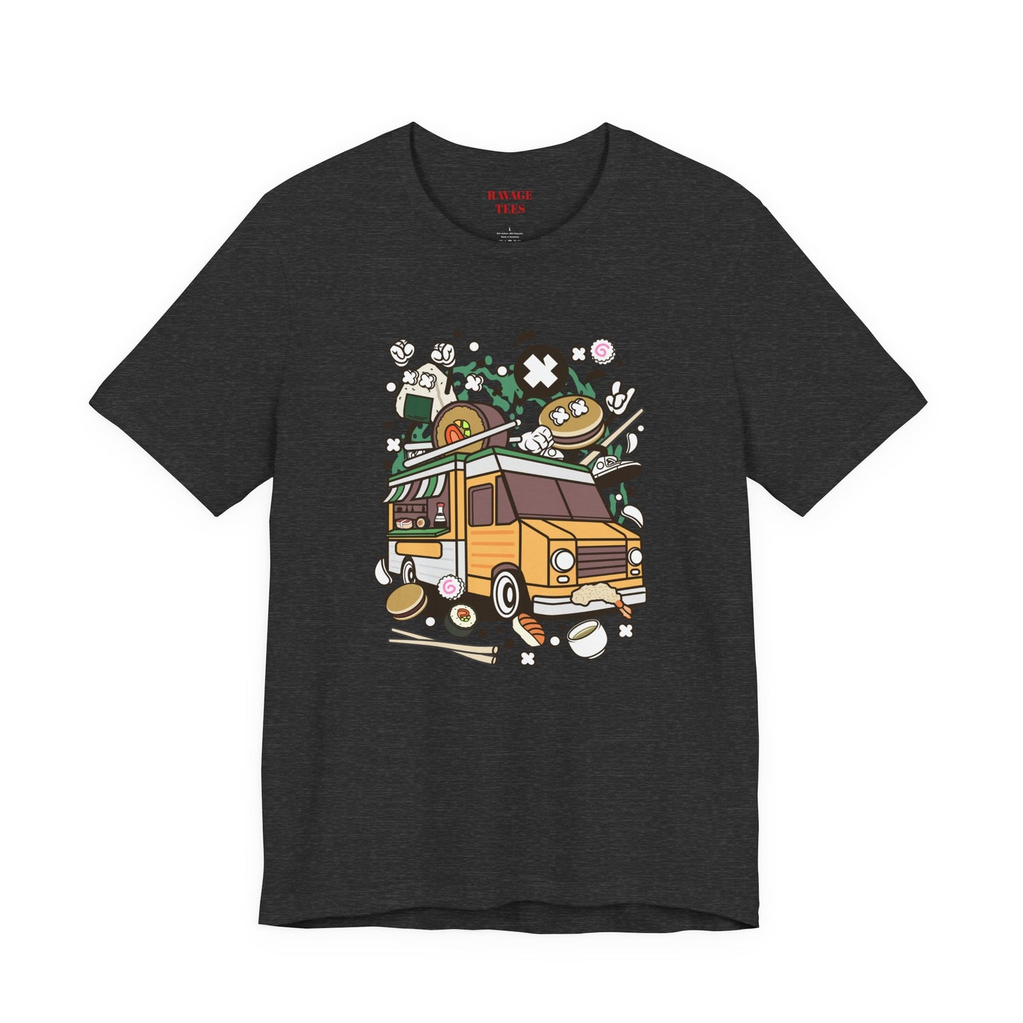Cute Vintage Street Food Van Tee