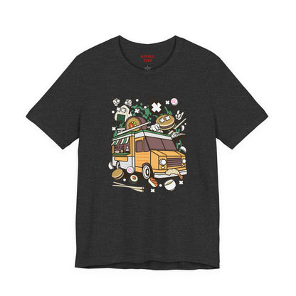 Cute Vintage Street Food Van Tee