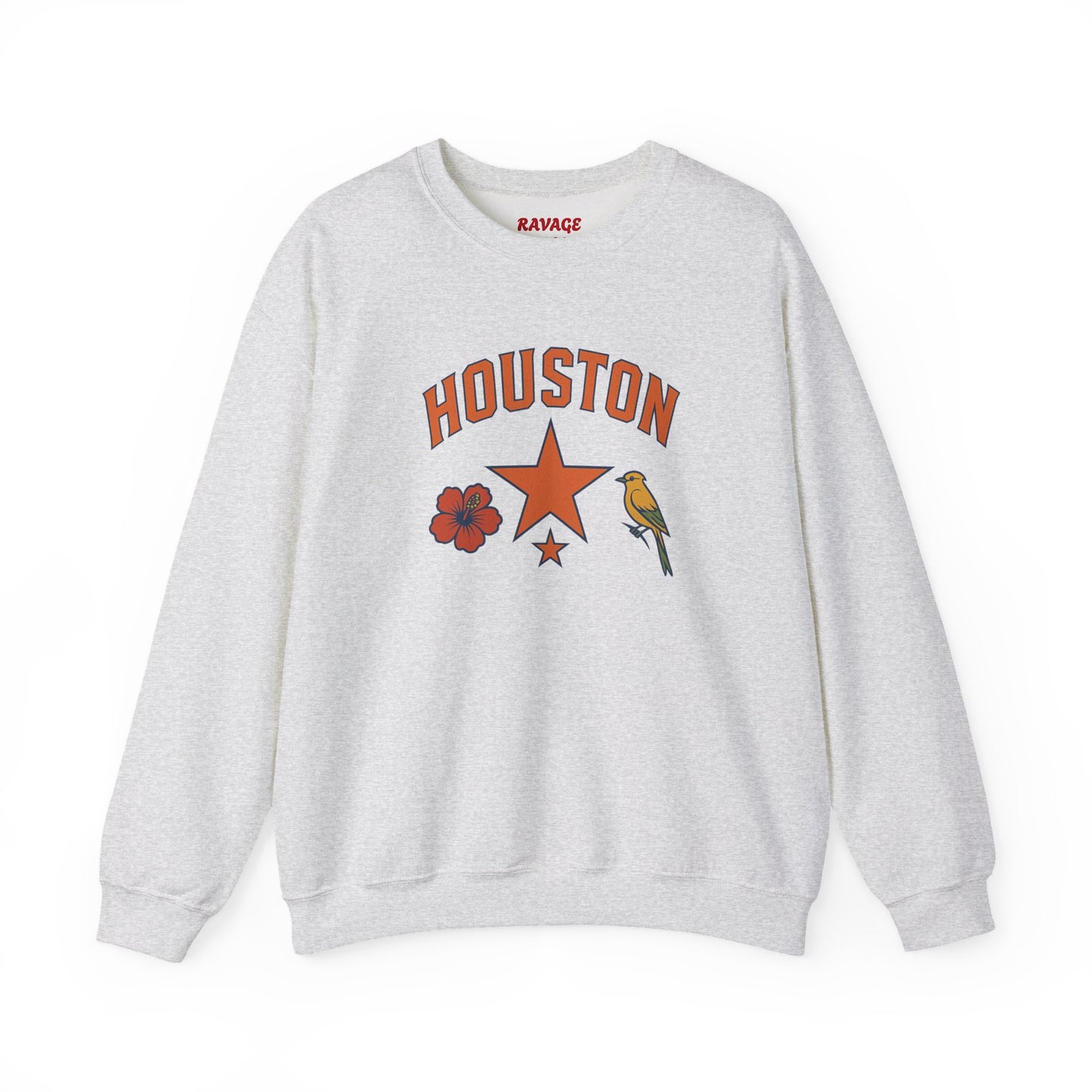 RAVAGE Houston(H-Town) Vibe Unisex Crewneck Sweatshirt