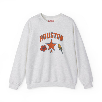 RAVAGE Houston(H-Town) Vibe Unisex Crewneck Sweatshirt