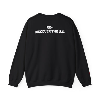 City Map Crewneck Sweatshirt, Cozy Urban Style for Travel Lovers or Travel Enthusiasts
