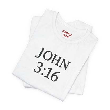 **JOHN 3:16 Faith-Inspired Unisex Tee