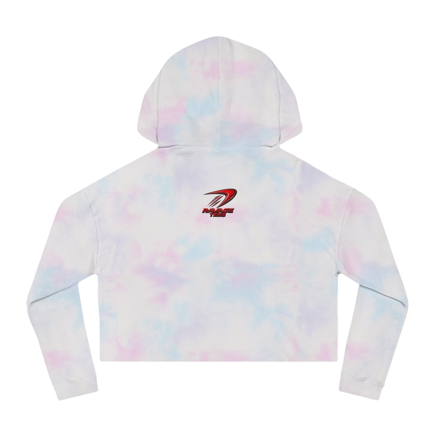 Cropped Hoodie - "Shuttleman Flight" Rocket Graphic