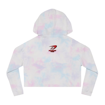 Cropped Hoodie - "Shuttleman Flight" Rocket Graphic