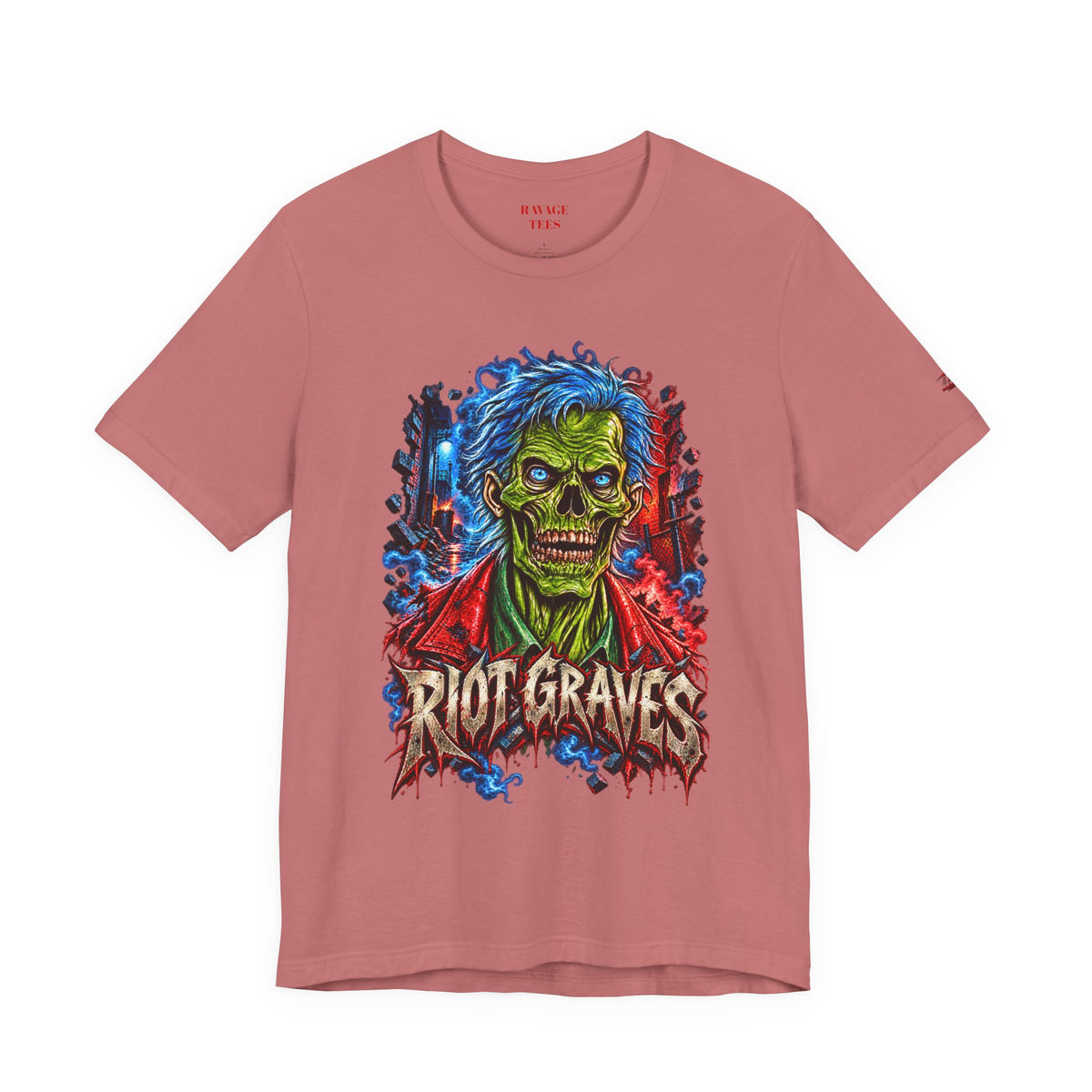 Riot Graves Skull Graphic Tee