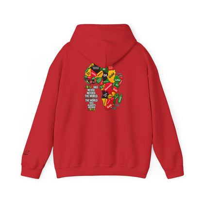 Afrika Map Hoodie – African Pride Pullover Sweatshirt
