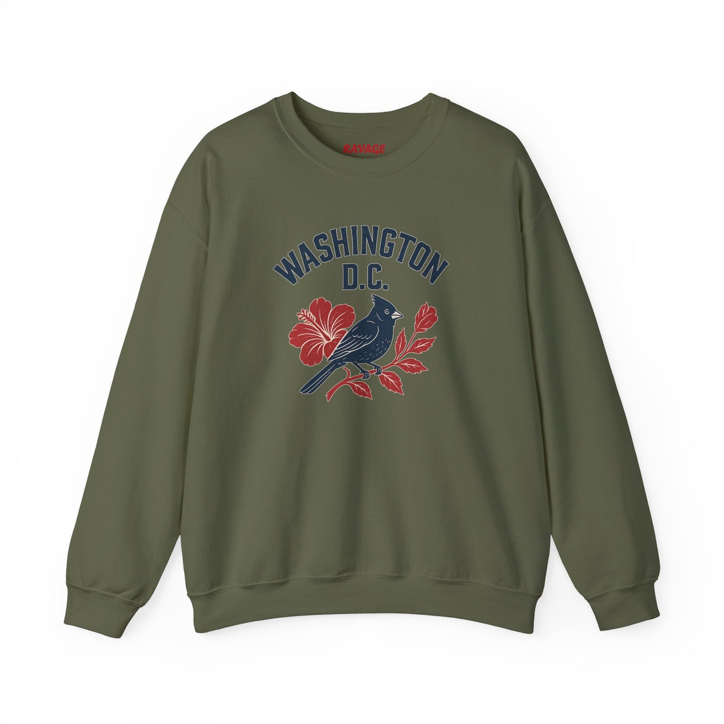 RAVAGE Washington, DC City Vibe Unisex Crewneck Sweatshirt
