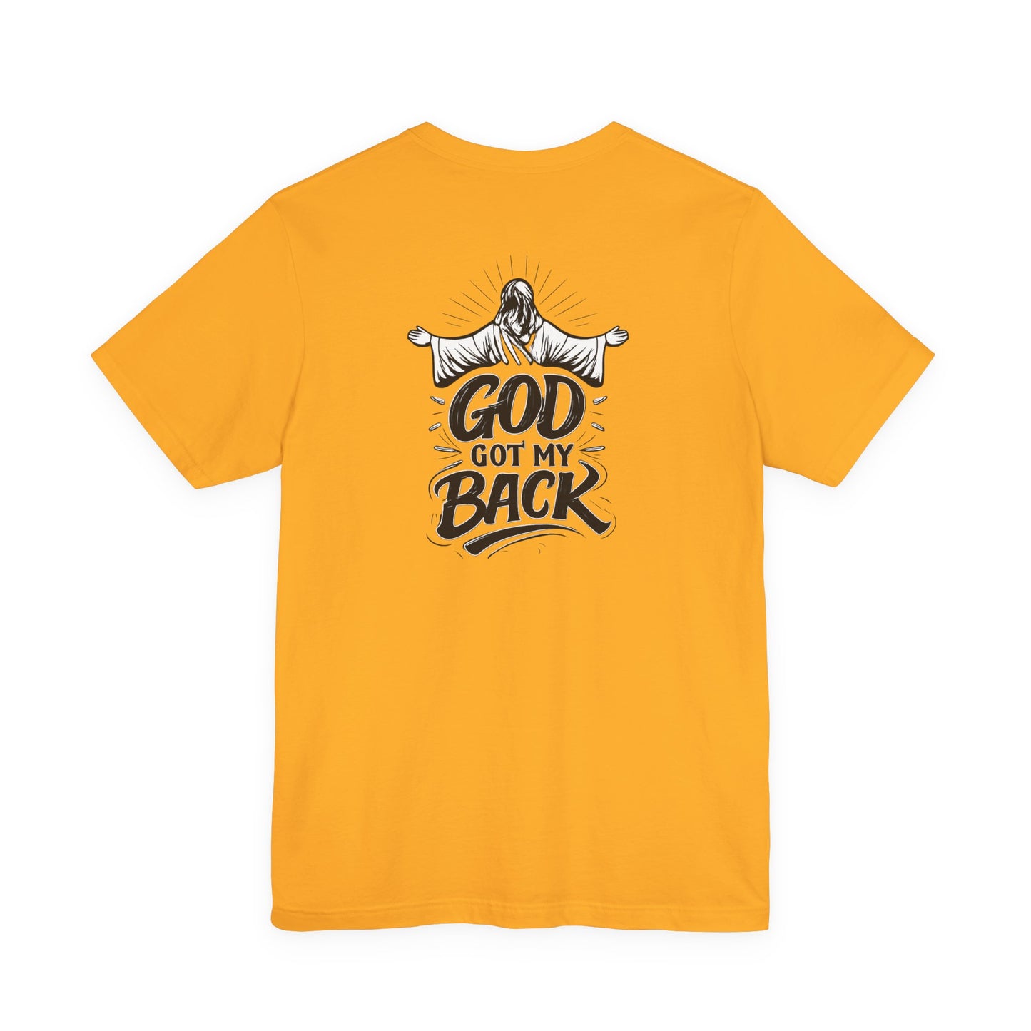 Faith Graphic Tee — 'God Got My Back' Christian T-Shirt