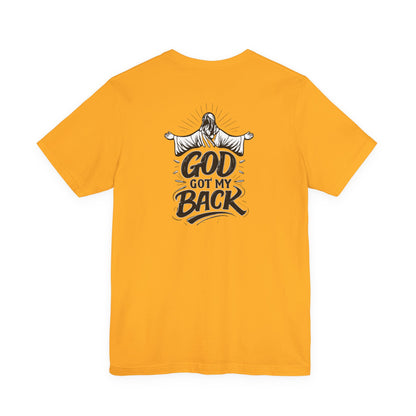 Faith Graphic Tee — 'God Got My Back' Christian T-Shirt