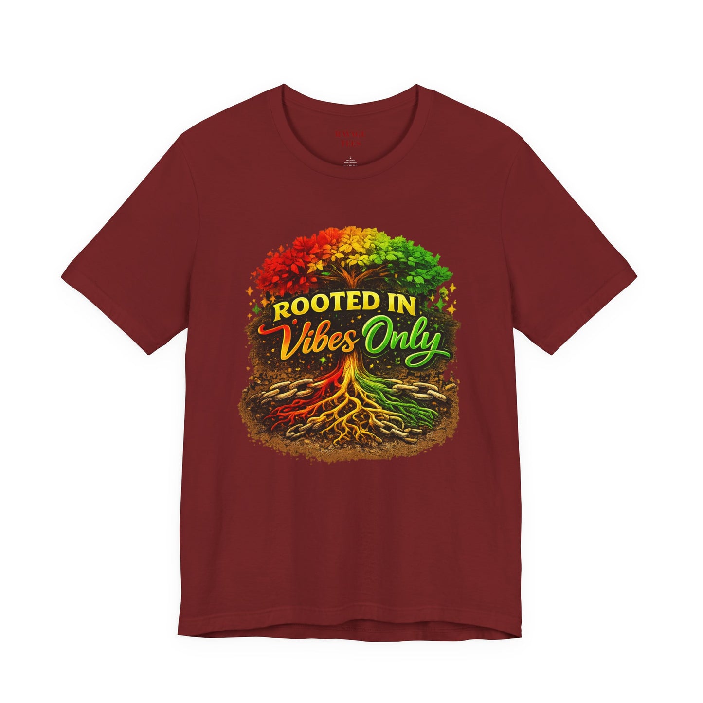 Rooted in Vibes Only Reggae Tee