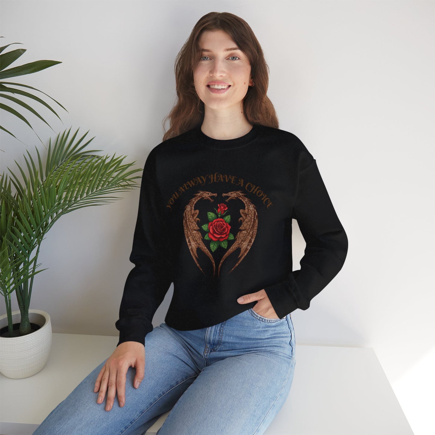 Dragon-Inspired Choice Sweatshirt
