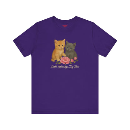 Cute Cat Graphic Tee, Casual Unisex Shirt, Animal Lover Gift, Perfect for Birthdays, Everyday Wear, Cat Mom Shirt, Pet Lover Apparel
