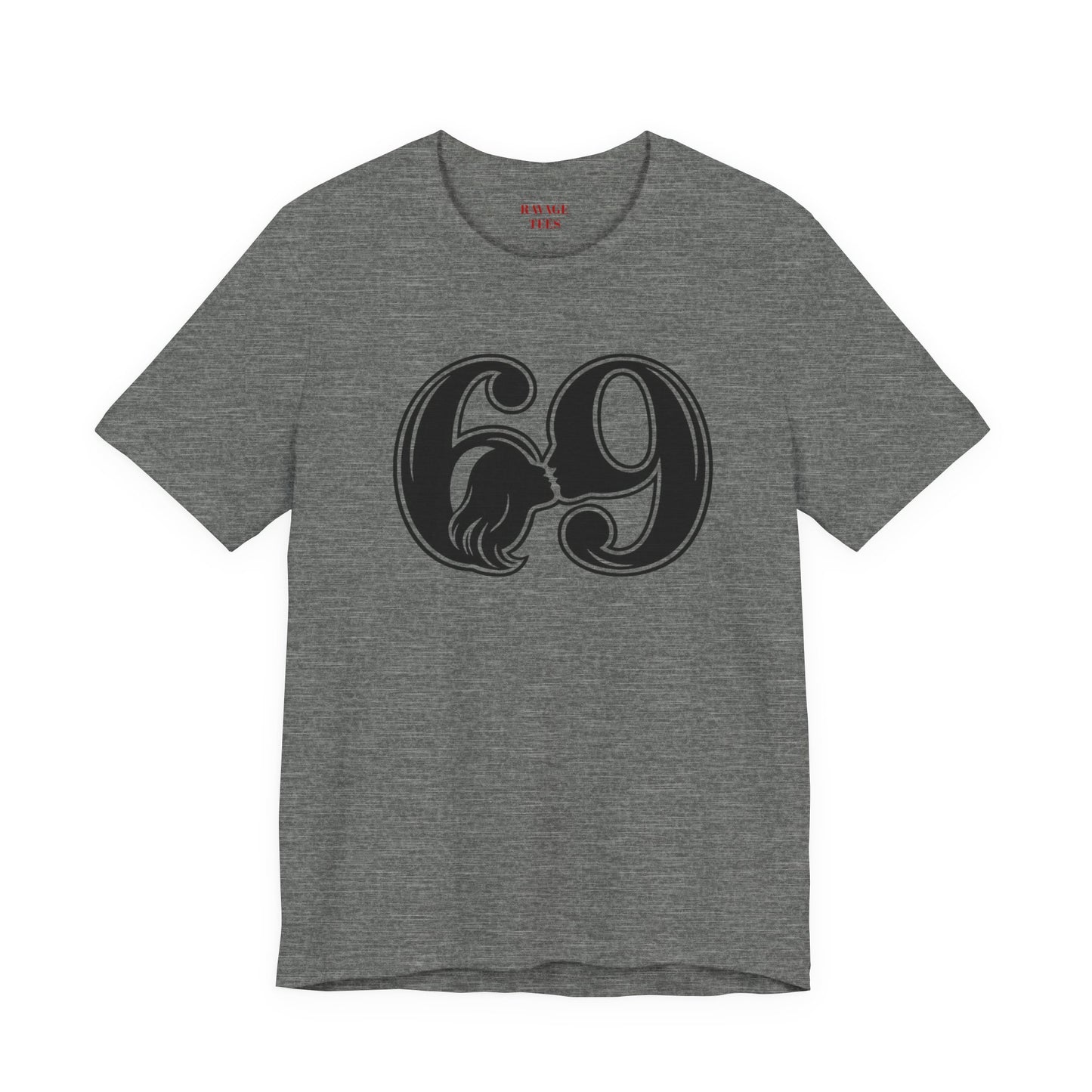 69 Retro Swirl Number Tee