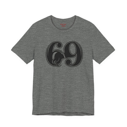 69 Retro Swirl Number Tee