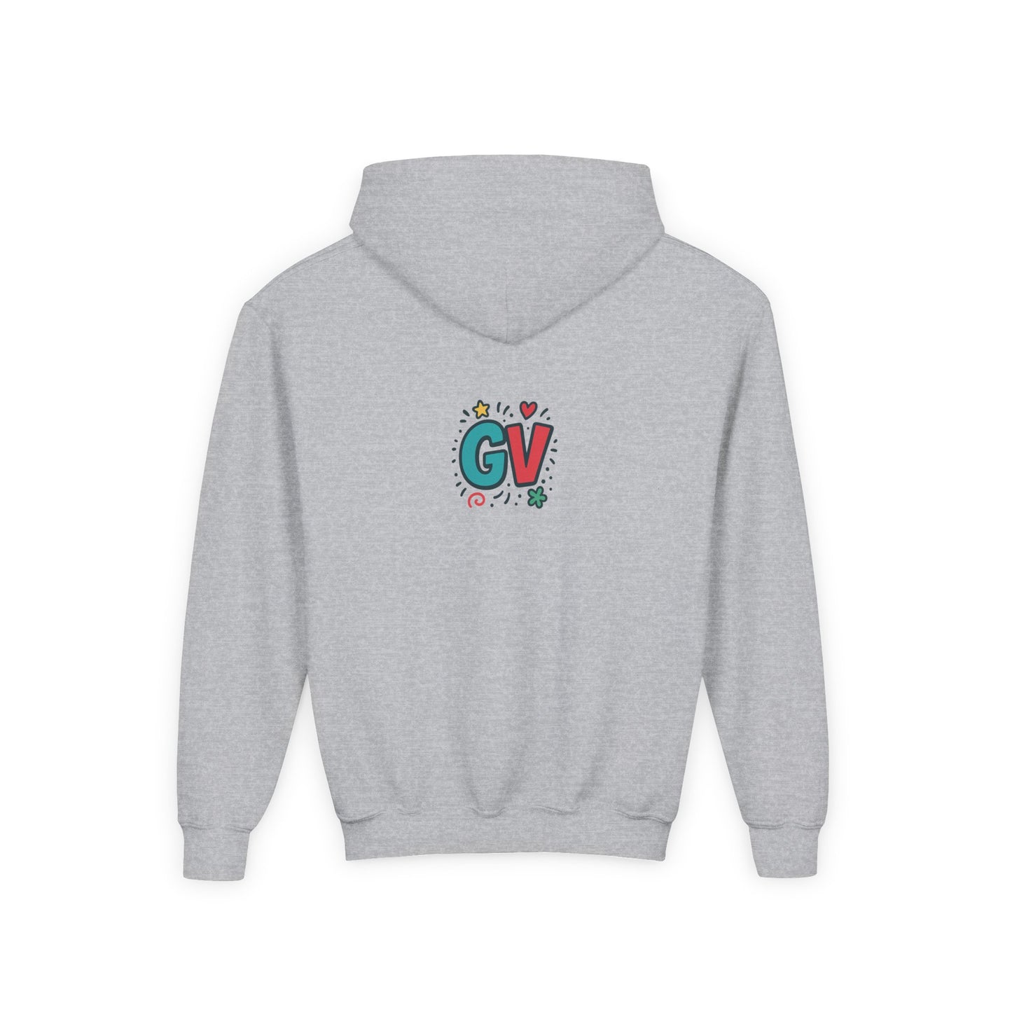 Kids Good Vibes Hoodie – Fun Graphic Sweatshirt with Positive Message, Cozy Casual Outfit, Birthday Gift for Children
