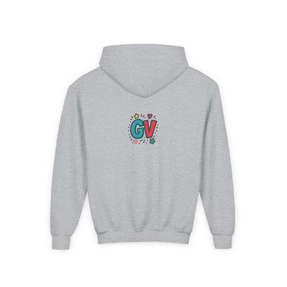 Kids Good Vibes Hoodie – Fun Graphic Sweatshirt with Positive Message, Cozy Casual Outfit, Birthday Gift for Children