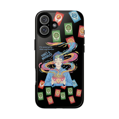 Noodle Lover Phone Case: Vibrant Cute Foodie Magnetic Anime Style
