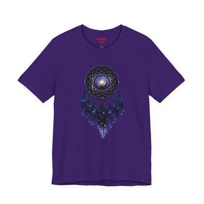 Dreamcatcher Galaxy T-Shirt — Mystical Cosmic Feather Tee